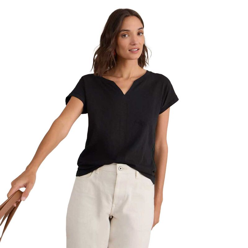 White Stuff Nelly Notch Neck Tee image number 0